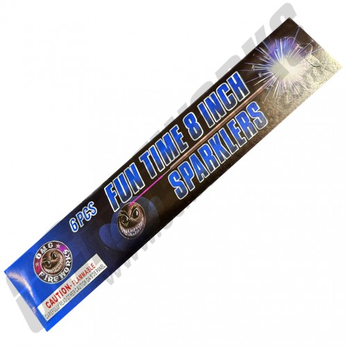 Wholesale Fireworks OMG Fun Time 8 Inch Bamboo Color Sparklers