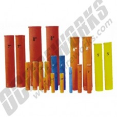 Ugly Tubes 1.75" Fiberglass Baseless Mortars Misc Colors 48ct Case (Low Cost Shipping)